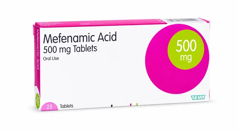 Mefenamic Acid 500mg tablets pack