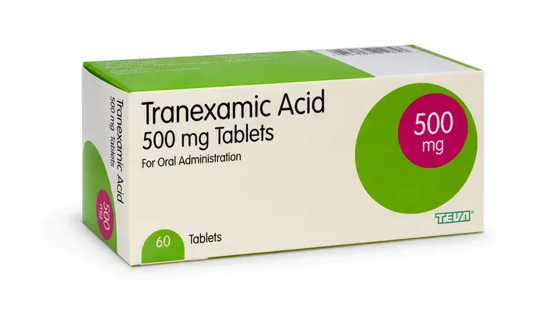 Tranexamic Acid 500mg tablets pack
